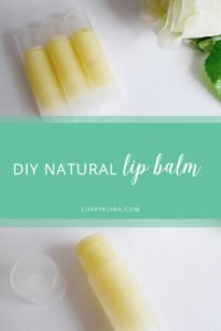 diy natural lip balm