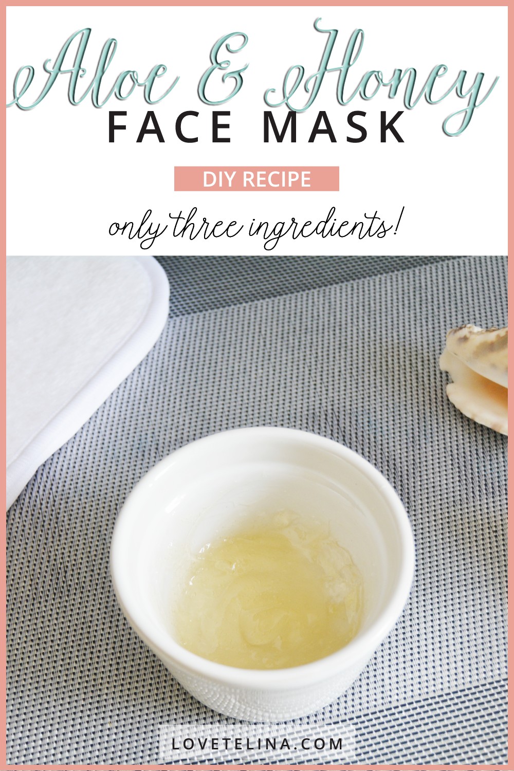 diy aloe vera and honey face mask for glowing skin